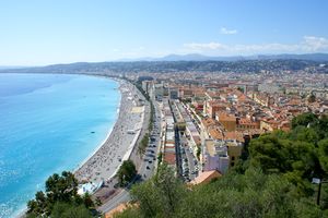 Vue sur la Promenade des Anglais
