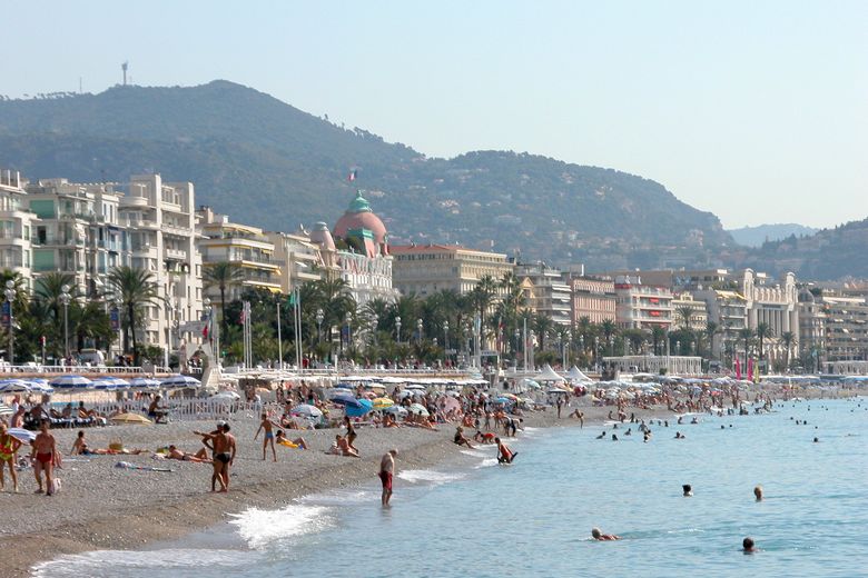 Promenade des Anglais à Nice (Alpes-Maritimes)