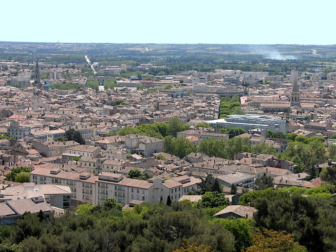 Nîmes (Gard) - Panorama sur la ville