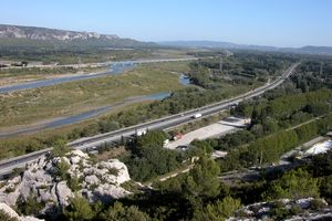 Vue étendue sur la vallée de la Durance