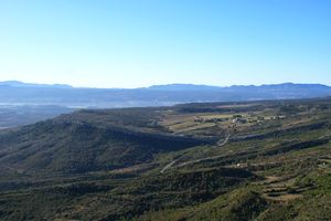 Vue panoramique au pied de la chapelle Saint-Ser
