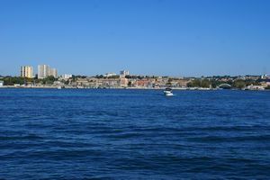 En approche du port et du canal