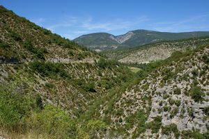 Départ des gorges d'Ubrieux