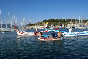 Partie de joute nautique