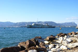 Vue sur l'est de Toulon