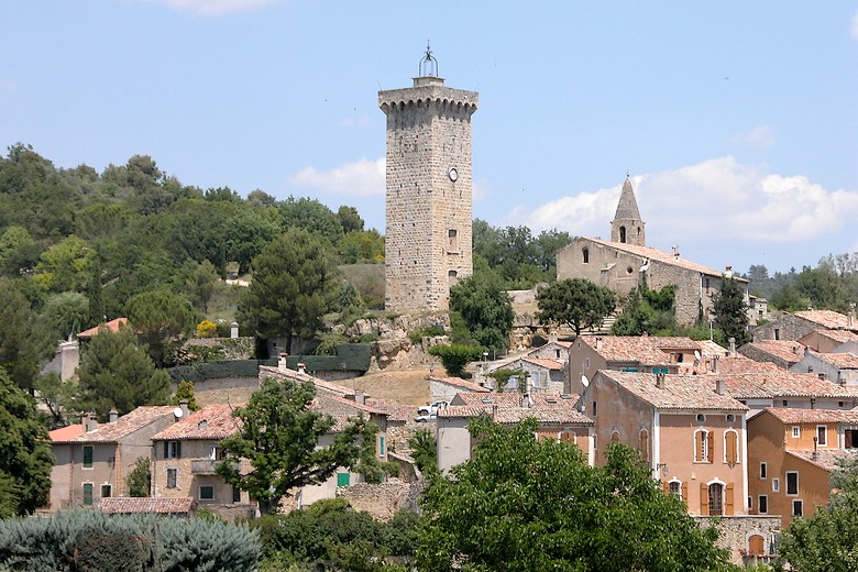 Saint-Martin-de-Brômes (Alpes-de-Haute-Provence) - Vue d'ensemble du village