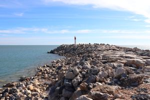 Vers l'entrée du Port de Plaisance