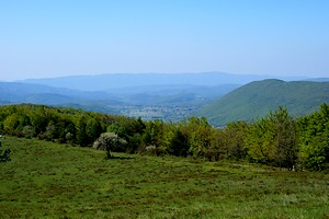 Paysage en direction du Luberon