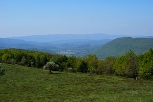 Paysage en direction du Luberon