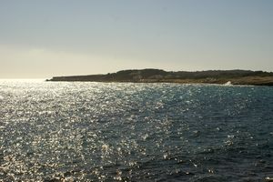 Pointe des Tamaris au coucher du soleil
