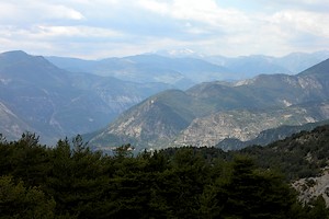 Vue sur le Massif du Mercantour