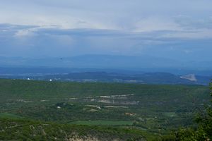 Vue en direction de Saint-Michel-l'Observatoire