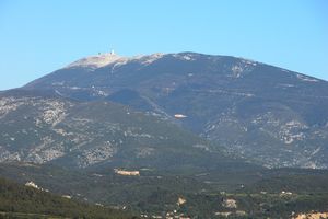 Zoom sur le Mont Ventoux