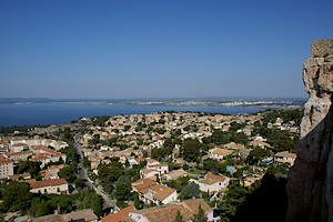 Etang de Vaine à l'horizon