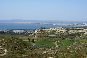 Zone rocheuse juste avant Rognac